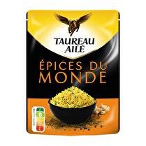 TAUREAU AILÉ Doypack riz basmati épices du monde 2mn