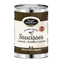 RAYNAL ET ROQUELAURE Saucisse canard lentilles (terroir)