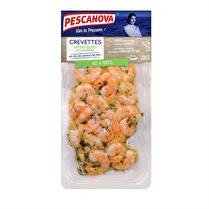 PESCANOVA Crevettes décortiquées Ail et Persil