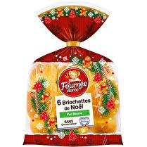 LA FOURNÉE DORÉE Briochettes de Noël pur beurre