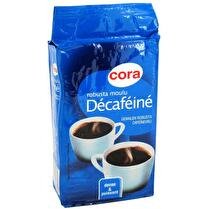 CORA Café décaféiné torréfié et moulu