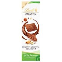 Lindt Création Chocolat Au Lait Fourré Nougat La Tablette De 150G - DRH  MARKET Sarl