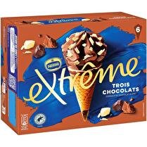 EXTRÊME NESTLÉ Cornets 3 chocolats
