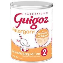 GUIGOZ Pelargon 2ème âge dès 6 mois boite métal