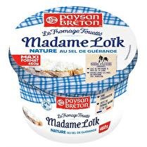 MADAME LOÏK PAYSAN BRETON Fromage fouetté nature gros format