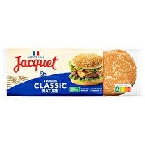 JACQUET Hamburgers nature sans additifs x6