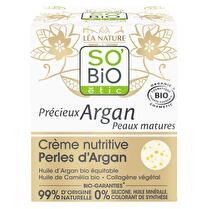 SO'BIO ÉTIC Crème nutritive jour perles d'argan précieux argan