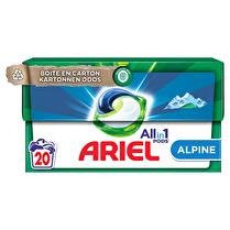 ARIEL Pods détergent  Alpine   x 20 lavages