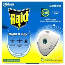 RAID Recharge night & day  Protection multi insectes