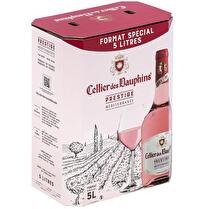 CELLIER DES DAUPHINS Méditerranée IGP Prestige rosé  - Bib 5 l 13%