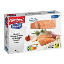 GIMBERT OCÉAN Pavés de saumon rose MSC