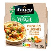 D'AUCY Couscous et boulettes de légumes