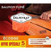 DELPEYRAT Saumon fumé Ecosse - x 5 tranches