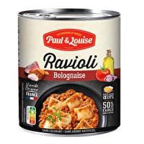PAUL & LOUISE Ravioli sauce à la bolognaise boîte