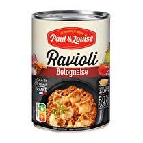 PAUL & LOUISE Ravioli sauce à la bolognaise boîte