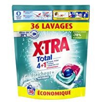 X-TRA Lessive triocaps fraîcheur 4+1