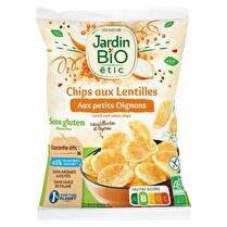 JARDIN BIO ÉTIC Chips de lentilles aux petits oignons frits sans gluten