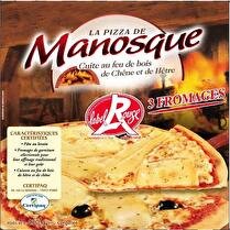 LA PIZZA DE MANOSQUE Pizza 3 fromages label rouge