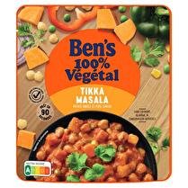 BEN'S ORIGINAL Tikka masala micro ondable 100 % végétal
