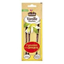 VAHINÉ Sachet vanille - 2 gousses + 1 offerte