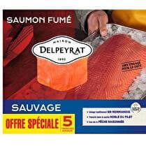 DELPEYRAT Le saumon fumé   Sauvage  - x 5 tranches