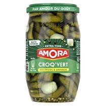 AMORA Cornichons croqvert 6 épices et aromates