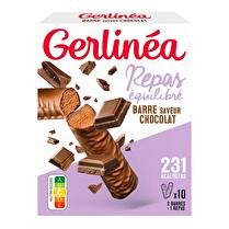 GERLINÉA Barres saveur chocolat x 10