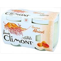 CLIMONT Yaourt au lait de montagne saveur abricot