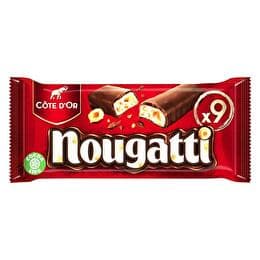 CÔTE D'OR Nougatti - Nougat enrobé de chocolat au lait  x9