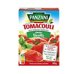 TOMACOULI PANZANI Purée de tomate saveur basilic