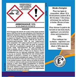 ALCALI Amoniaque 13%