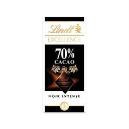 Excellence Lindt - Chocolat noir intense 70 % cacao - Supermarchés Match