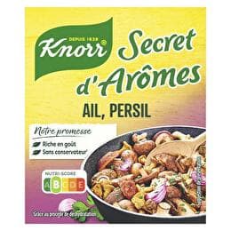 KNORR Secret d'arômes - Assaisonnement déshydraté ail persil x 9