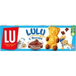 LU Lulu l'ourson - Gâteau moelleux fourrés chocolat x5