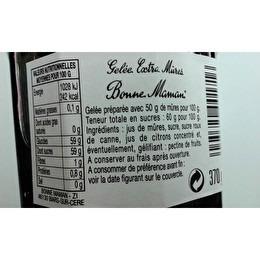 BONNE MAMAN Confiture mures b.maman 370g – Phocéene de Distribution