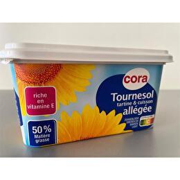 CORA Margarine allégée au tournesol tartine & cuisson