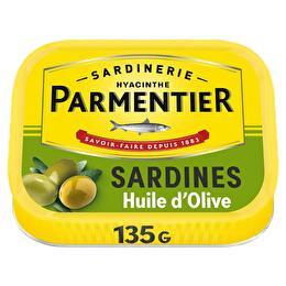 PARMENTIER Sardines à l'huile d'olive