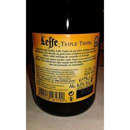 LEFFE Bière blonde triple 8.5%