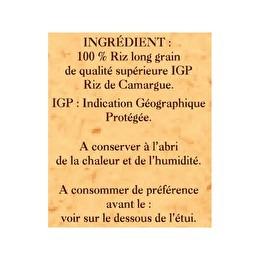 PATRIMOINE GOURMAND Riz blanc de Camargue
