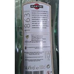 MARTINI Apéritif à base de vin Bianco 14.4%