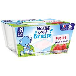 P'TIT BRASSÉ NESTLÉ Dessert lacté fraise dès 6 mois