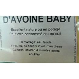 NATURALINE Flocon d'avoine baby BIO