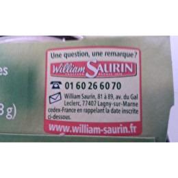 WILLIAM SAURIN Combiné de 2 pâtés de foie et un pâté de campagne 3x78g