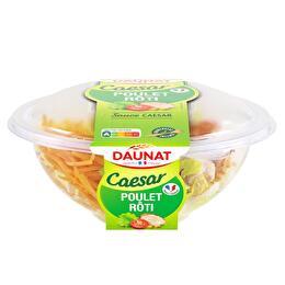 DAUNAT Salade bulle Poulet rôti sauce caesar crudités