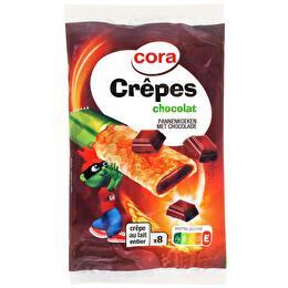 CORA Crêpes chocolat noisettes x8