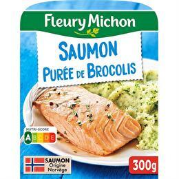 FLEURY MICHON Filet de saumon purée au brocolis