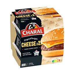 CHARAL Cheese burger x 2
