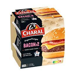 CHARAL Bacon burger x 2