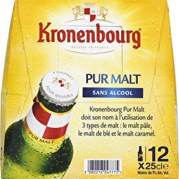 KRONENBOURG Bière blonde sans alcool 0.9%