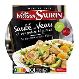 WILLIAM SAURIN Sauté de veau et ses petits légumes